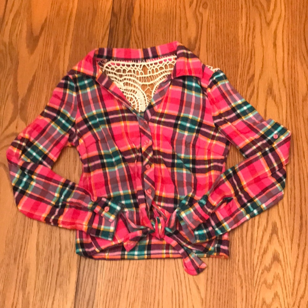 Small Multi-Colored Button Down Shirt
